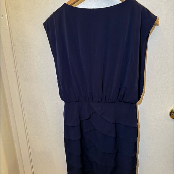 LAUNDRY by Shelli Segal Elegant Navy Blue Women's Dress - Picture 3 of 10